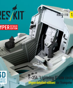 Alternative view of Reskit F-35A "Lightning II" late cockpit (Hyperdetailed edition) for Trumpeter kit (1/32) RSU32-0110