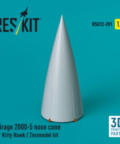 Reskit Mirage 2000-5 nose cone for Kitty Hawk / Zimimodel kit (3D Printed) RSU32-0201