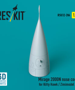 Alternative view of Reskit Mirage 2000N nose cone for Kitty Hawk / Zimimodel kit (3D Printed) RSU32-0206