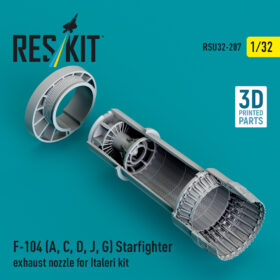 Reskit F-104 (A, C, D, J, G) "Starfighter" exhaust nozzle for Italeri kit (1/32) RSU32-0207