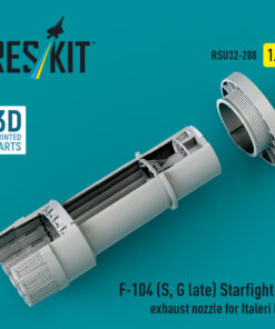 Alternative view of Reskit F-104 (S, G late) "Starfighter" exhaust nozzle for Italeri kit (1/32) RSU32-0208