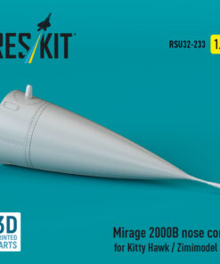 Reskit Mirage 2000B nose cone for Kitty Hawk / Zimimodel kit (3D Printed) RSU32-0233