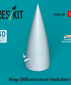 Reskit Mirage 2000D nose cone for Kinetic/Italeri kit (3D Printed) RSU48-0289