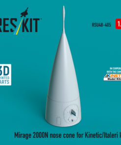 Reskit Mirage 2000N nose cone for Kinetic/Italeri kit (3D Printed) RSU48-0405