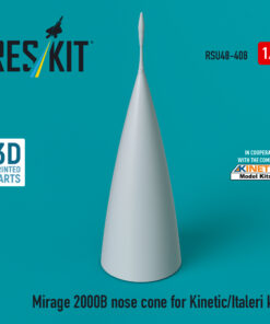 Reskit Mirage 2000B nose cone for Kinetic/Italeri kit (3D Printed) RSU48-0408