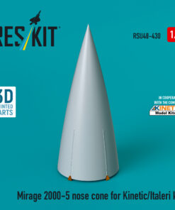 Reskit Mirage 2000-5 nose cone for Kinetic/Italeri kit (3D Printed) RSU48-0430