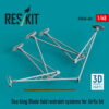 Reskit Sea King blade fold restraint systems for Airfix kit (3D Printed) RSU48-0481