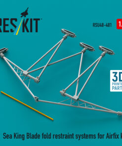 Alternative view of Reskit Sea King blade fold restraint systems for Airfix kit (3D Printed) RSU48-0481