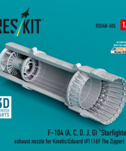 Reskit F-104 (A, C, D, J, G) "Starfighter" exhaust nozzle for Kinetic/Eduard kit (3D Printed) (1/48) RSU48-0505