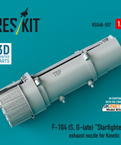 Alternative view of Reskit F-104 (S, G-late) "Starfighter" exhaust nozzle for Kinetic kit (1/48) RSU48-0507