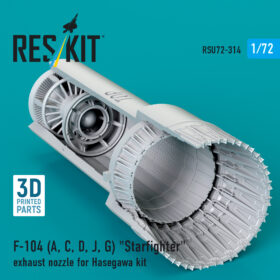 Reskit F-104 (A, C, D, J, G) "Starfighter" exhaust nozzle for Hasegawa kit (1/72) RSU72-0314