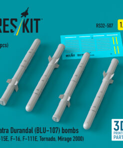 Reskit Matra Durandal (BLU-107) bombs (F-15E, F-16, F-111E, Tornado, Mirage 2000) (3D Printed) (1/32) RS32-0507
