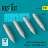 Reskit LRF-4 rocket launchers (4 pcs) (3D Printed) (1/32) RS32-0531