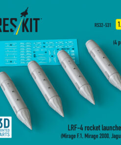 Reskit LRF-4 rocket launchers (4 pcs) (3D Printed) (1/32) RS32-0531