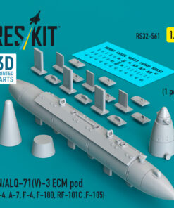 Reskit AN/ALQ-71(V)-3 ECM pod (1pcs) (3D Printed) (1/32) RS32-0561