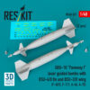 Reskit GBU-10 "Paveway I" laser guided bombs with BSU-4/B fin and BSU-3/B wing (2 pcs) (3D Printed) (1/48) RS48-0521
