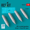 Reskit LRF-4 rocket launchers (4 pcs) (3D Printed) (1/48) RS48-0531
