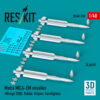 Reskit Matra MICA-EM missiles (4 pcs) (3D Printed) (1/48) RS48-0550