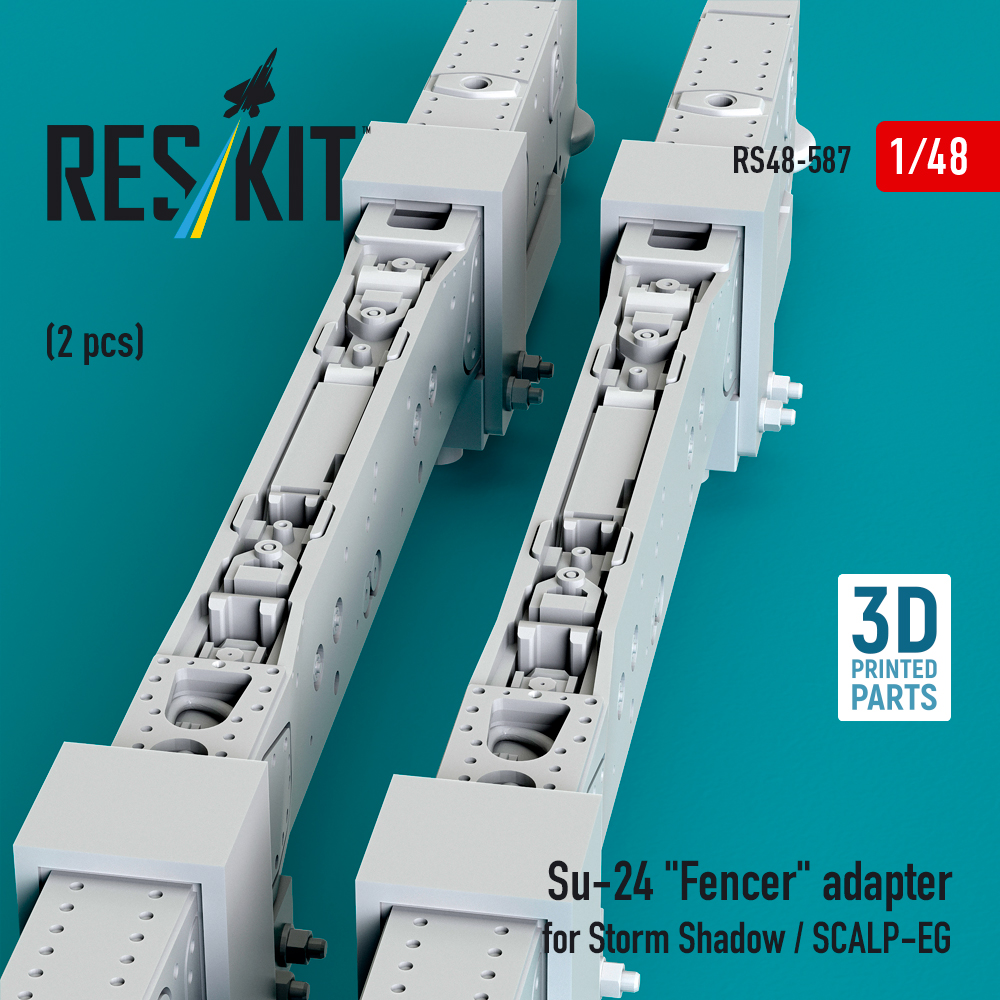 Reskit Su-24 "Fencer" adapter for Storm Shadow / SCALP-EG (2 pcs) (1/48) RS48-0587 - Image 4