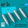 Reskit LRF-4 rocket launchers (4 pcs) (3D Printed) (1/72) RS72-0531