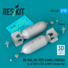 Reskit AN-M65 (AN-M59) bombs for all USAF & RAF of WW2 & Korean War (2 pcs) (3D Printed) (1/72) RS72-0547