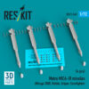 Reskit Matra MICA-IR missiles (4 pcs) (3D Printed) (1/72) RS72-0549