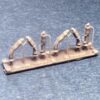 Minor 1/35 MP-48 U.S. antenna base set of 6 (straight, 30º bent and 45º bent, 2 of each.)