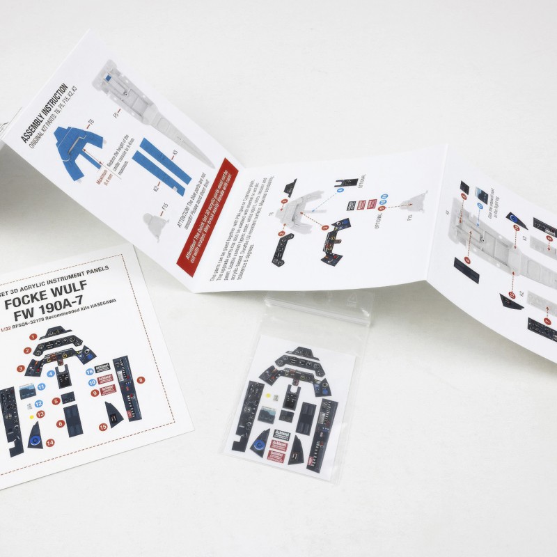 Red Fox 1/32 Fw 190A-7 (for Hasegawa kit) RFSQS-32178 - Image 5