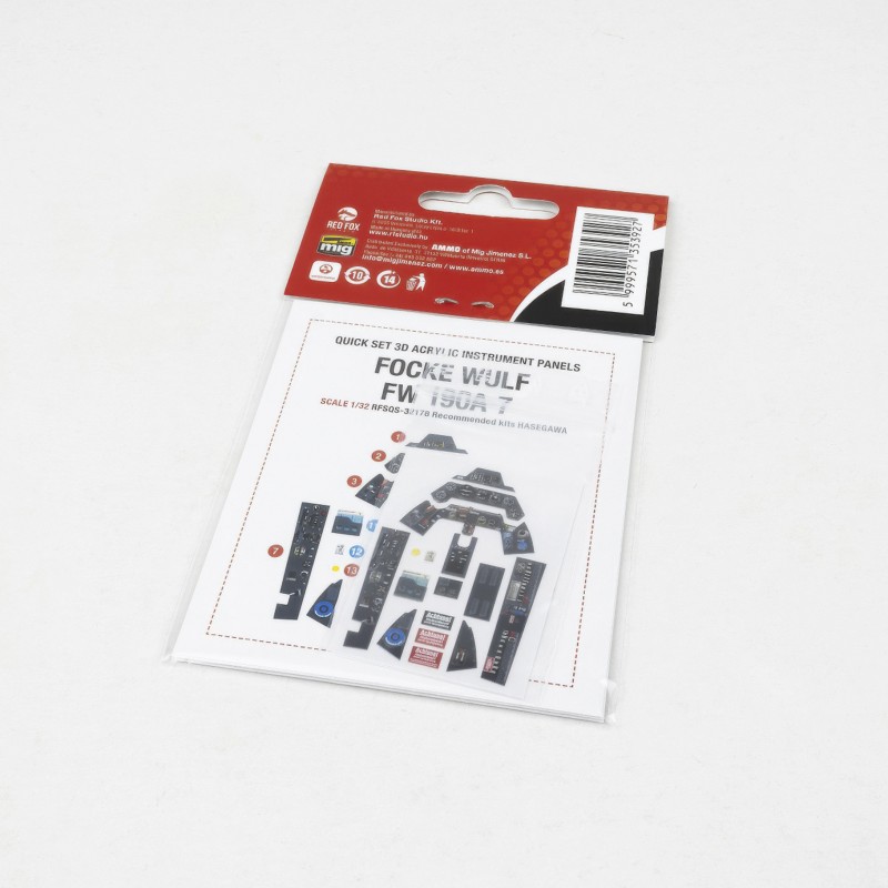 Red Fox 1/32 Fw 190A-7 (for Hasegawa kit) RFSQS-32178 - Image 2