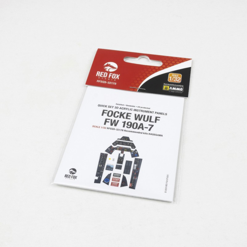 Red Fox 1/32 Fw 190A-7 (for Hasegawa kit) RFSQS-32178