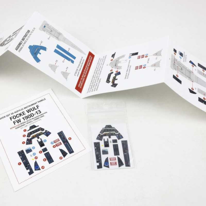 Red Fox 1/32 Fw 190D-13 (for Hobby 2000/Hasegawa/Revell kit) RFSQS-32155 - Image 4