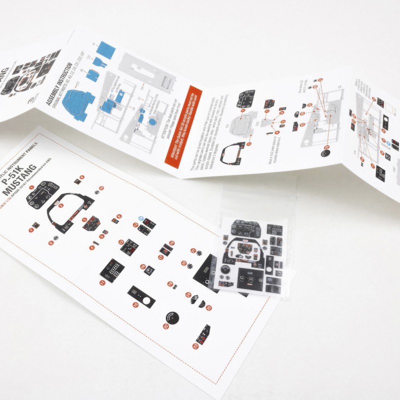 Red Fox 1/32 P-51K Mustang (for SWS kit) RFSQS-32167 - Image 4