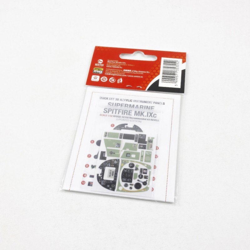 Red Fox 1/32 Spitfire Mk.IXc Updated (for Revell kit) RFSQS-32156 - Image 2
