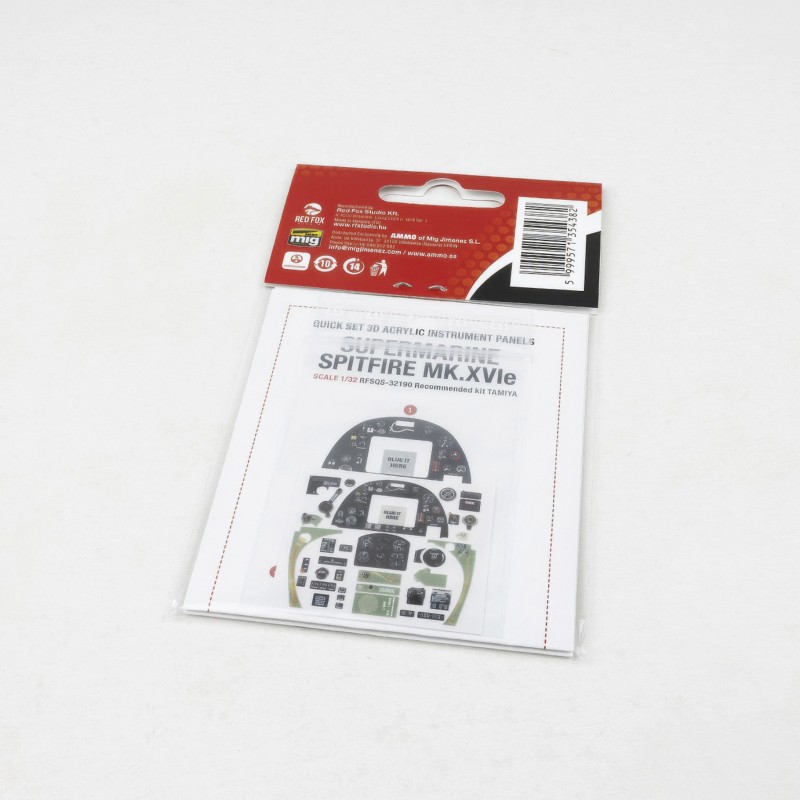 Red Fox 1/32 Spitfire Mk.XVIe (for Tamiya kit) RFSQS-32190 - Image 2