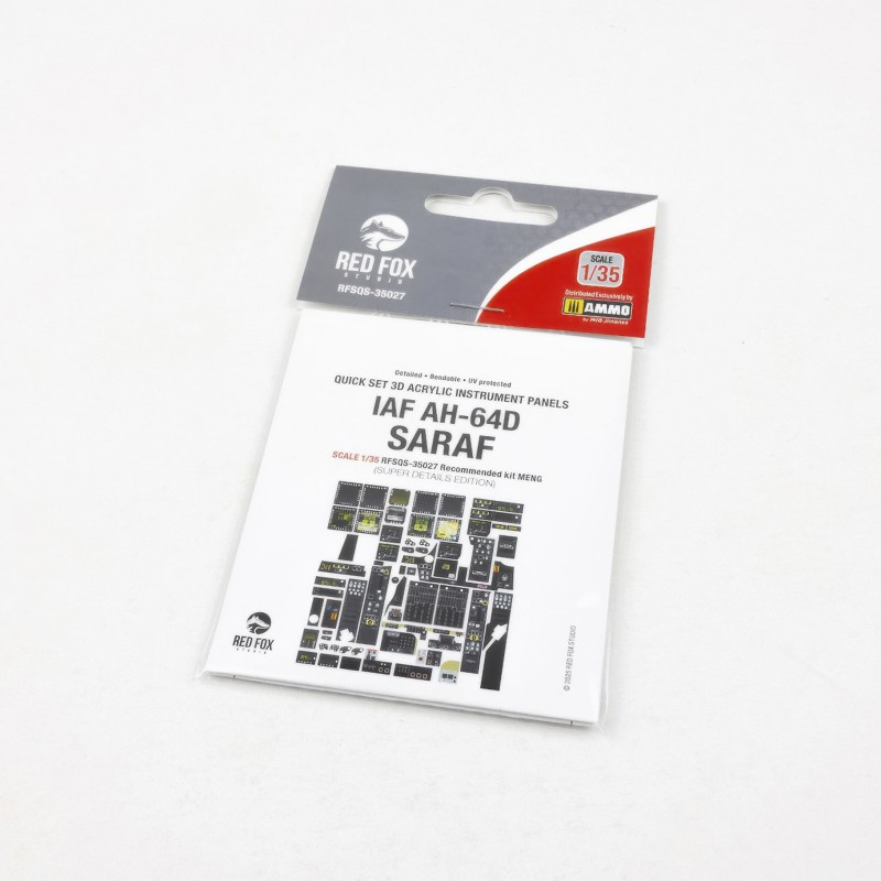 Red Fox 1/35 AH-64Di SARAF (for Meng kit) RFSQS-35027