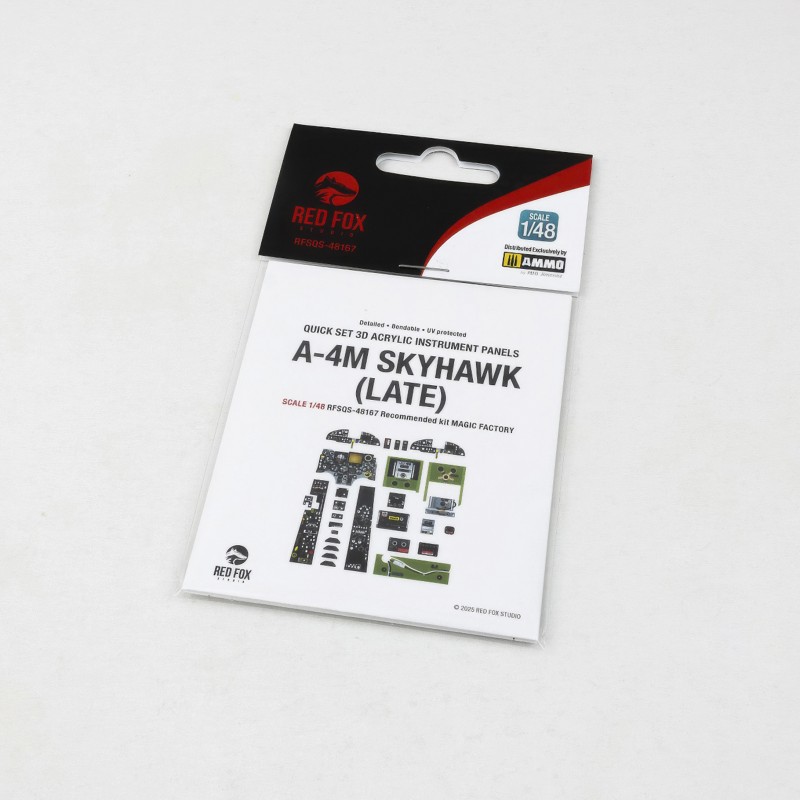 Red Fox 1/48 A-4M Skyhawk Late Version (for Magic Factory kit) RFSQS-48167