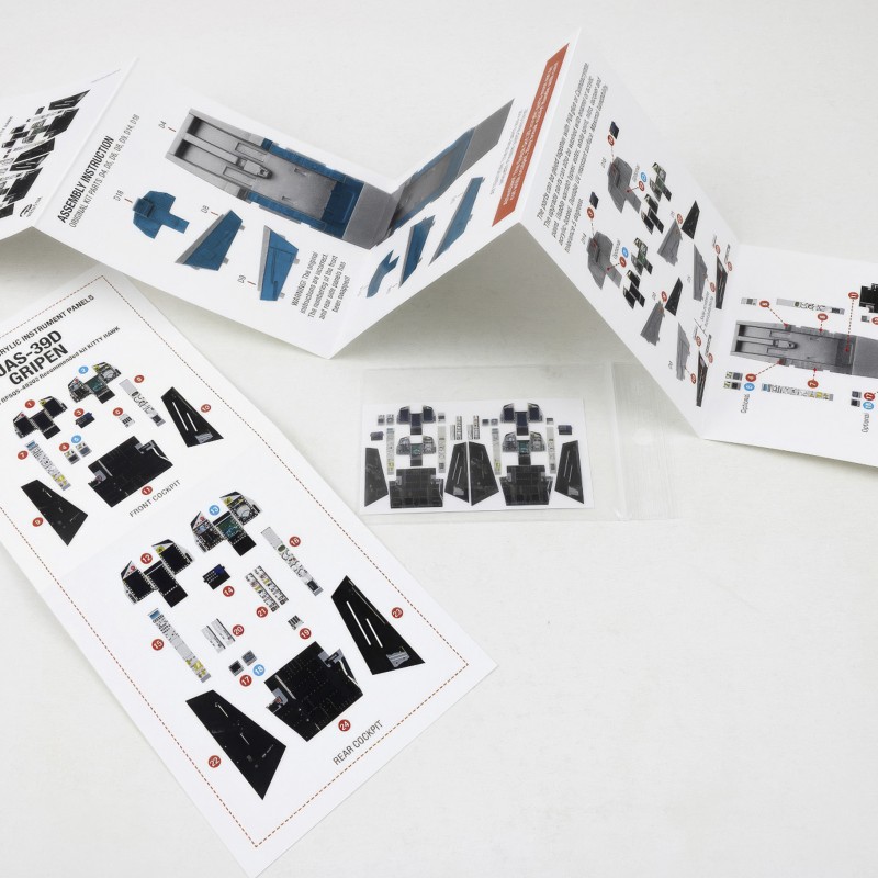 Red Fox 1/48 Jas-39D Gripen (for Kitty Hawk kit) RFSQS-48202 - Image 5