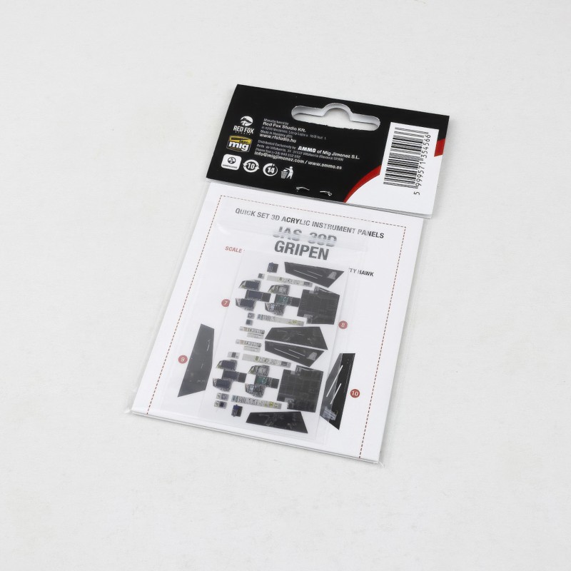 Red Fox 1/48 Jas-39D Gripen (for Kitty Hawk kit) RFSQS-48202 - Image 2