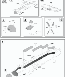 Alternative view of CAT4 1/48 E-2A Hawkeye Big set (for Italeri/Kinetic) R48112