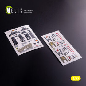 Kelik F-4J - interior 3D decals for Tamiya kit (1/32)