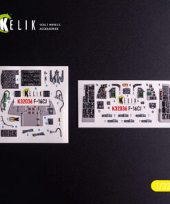 Kelik F-16CJ - interior 3D decals for Tamiya kit (1/32)