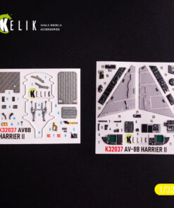 Kelik AV-8 Harrier - interior 3D decals for Trumpeter kit (1/32)