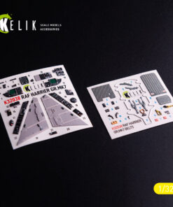 Kelik GR.MK7 Harrier - interior 3D decals for Trumpeter kit (1/32)