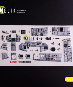 Alternative view of Kelik Tornado ECR - interior 3D decals for Italeri kit (1/32)