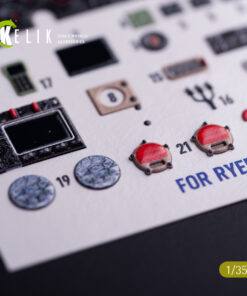 Alternative view of Kelik M1240A M-ATV - interior 3D decals for RFM kit (1/35)