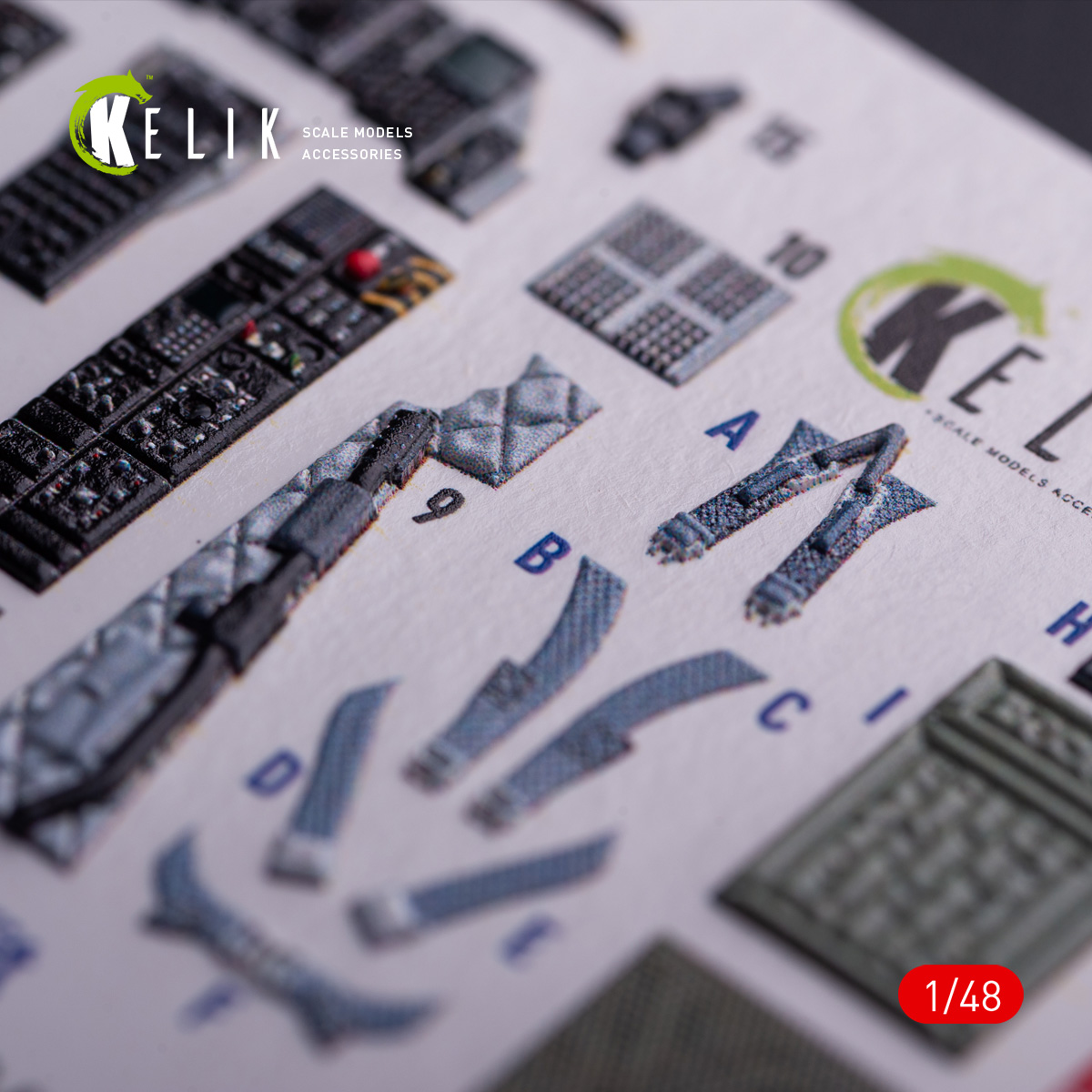 Kelik A-10A - interior 3D decals for Tamiya kit (1/48) - Image 4