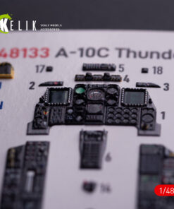 Alternative view of Kelik A-10C - interior 3D decals for GWH kit (1/48)