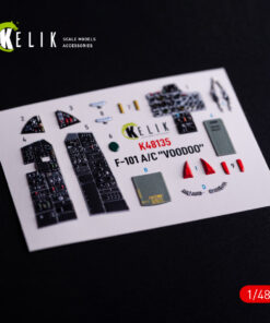 Kelik F-101A/C VooDoo - interior 3D decals for Zimi Model/KittyHawk kit (1/48)