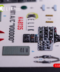 Alternative view of Kelik F-101A/C VooDoo - interior 3D decals for Zimi Model/KittyHawk kit (1/48)
