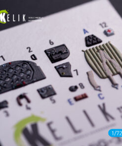 Alternative view of Kelik MiG-3 - interior 3D decals for Armory kit (1/72)